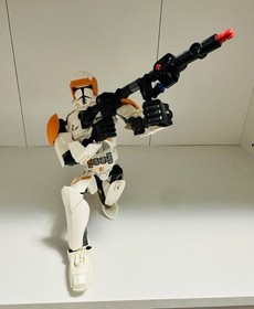 Star Wars  LEGO Darth Vader Buildable Figures/Clone Commander & Jango Fett.