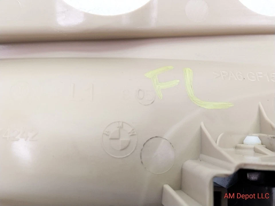 BMW 535i 528i 550i GT F07 2012 manija de la puerta del conductor delantera izquierda interior beige Foto 4 de 4