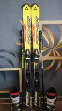 Kinderski Set Fischer 130 Cm +Schuhe Gr.39 ,n...