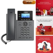 Ooma Provisioned 2602 Office IP Desk Phone Ideal Ooma Office Cloud-Based VoIP.