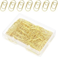100 Pcs Love Heart Shaped Paper Clips, 0.78inch Cute Mini Paperclips for Office