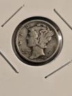 1928-P Mercury Head Dime Fine Condition, 90% Silver