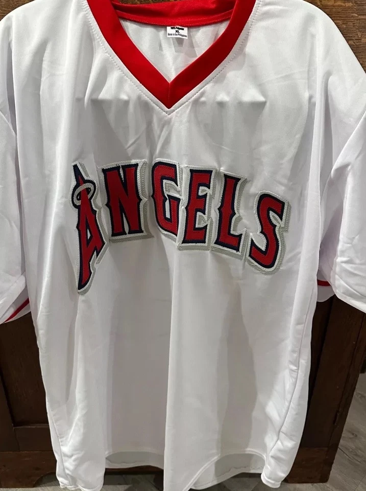 Trevor Cahill Autographed/Signed Jersey Anaheim/LA Angels White Custom JerseyCOA - Image 2 of 2