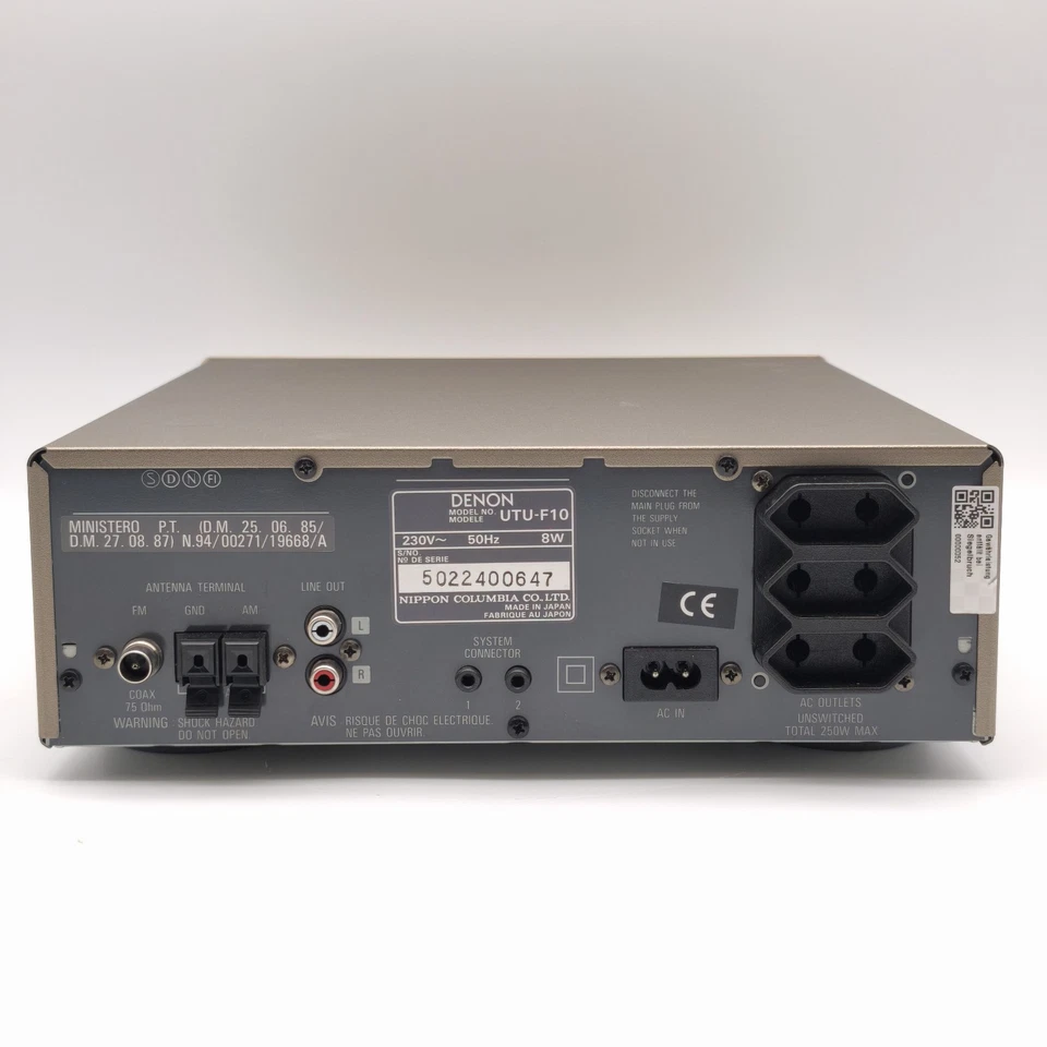 Denon UTU-F10 AM/FM Stereo Tuner | Silber | RDS | F-10 Serie | Geprüft | GUT! - Bild 4 von 4