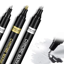Permanent Liquid Mirror Chrome Marker for Any Surface Chrome Paint Pen