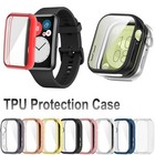 Case For Huawei Watch Fit Fit 2 3 4 Pro Soft TPU Full Screen Protector Cover