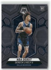 2023-24 Panini Mosaic Dereck Lively II RC Rookie Dallas Mavericks #265