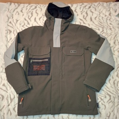 DC Shoes Snowboarding Defiant Schnee Winterjacke XL 15 K Grün