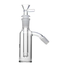 USA 45 Degree 14mm Glass Ash Catcher Bowl Slide Hookah Bong Bubbler Water Pipe