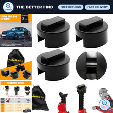 4pcs Jack Pad Adapter Set For Bmw Mini Rubber Floor Jack Pucks Frame Rail Prot