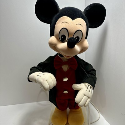 Vintage 1980s Telco Walt Disney Mickey Mouse Christmas Animatronic 80 s Tested