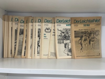 Konvolut 48 Der Leichtathlet 1982 DDR Leichtathletik Zeitschriften Leichtathletik