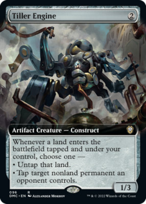 MTG Tiller Engine - Extended Art, NM-Mint, English Commander: Dominaria United