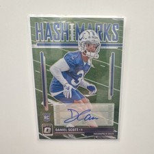 2023 Panini Donruss Optic Rookie Autograph Prizm Daniel Scott HM-10 Colts