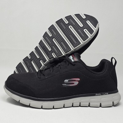 Skechers Men's Lite Weight Performance Sneakers 255126WR Wide Black Size 12 New