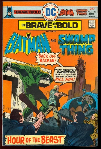 Brave and the Bold #122 Bronze Age Vintage Batman Swamp Thing Comic 1975 FN+