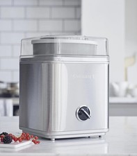 Cuisinart Deluxe Ice Cream Gelato Maker Machine ICE30BCU Silver BRAND NEW