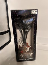 Halloween Spooky Hollow Fiber Optic Tree 21 Inch Tall With Box   
