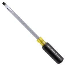 12 In. Long Square Shank Flat Tip Cushion Grip Screwdriver