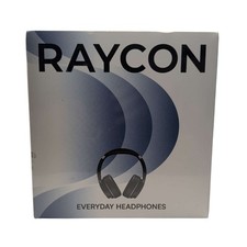 Raycon Everyday Over-Ear Bluetooth Wireless Headphones Black Comfort Sound