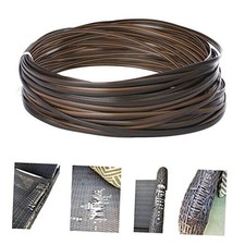 120 Ft Wicker Repair Kit, Plastic Wicker Repair Supplies, Gradient Dark Brown