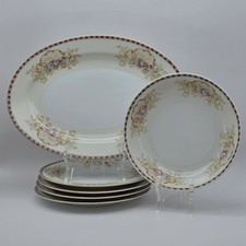 Vintage Grace China GRA4 6pc Set Platter Soup Bowl Salad Plates Japan