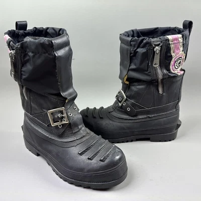 Vintage Arctic Cat Snowmobile Boots Women\'s 8 Black Insulated Winter Boots Vintage Arctic Cat Snowmobile Boots Removable | Mercari main image 2