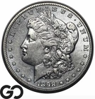 1898-S Morgan Silver Dollar Coin, Better Date, Flashy Choice AU++