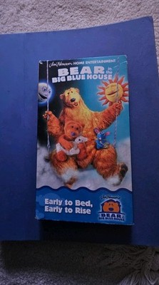 Bear in the Big Blue House Early to Bed, Early to Rise VHS Tape