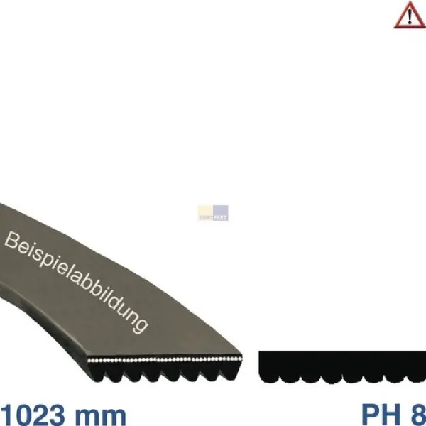 Keilrippenriemen 1023PH8E Wie Foron 416004101 FüR Waschmaschine Efs Gruppe-image
