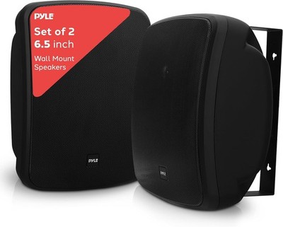 Pyle PDWR64BTB 6.5'' 2-Way Outdoor Waterproof Wireless BT Speaker (Open Box)