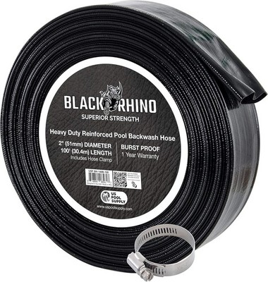 2inx100ft Pool Backwash Hose Lay Flat Discharge Drain
