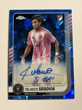 2025 Topps Chrome MLS Sapphire Telasco Segovia Rookie RC * Soft Corner Pic 3