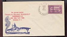USS FRANKLIN D. ROOSEVELT CVB 42 - COMMISSIONED - 1945
