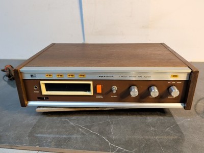 Realistic 14-911 Stereo 8-Track Player Radio Shack Japan, Powers On, Real Wood