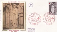 FRANCE 1976 FDC CROIX ROUGE YT 1911