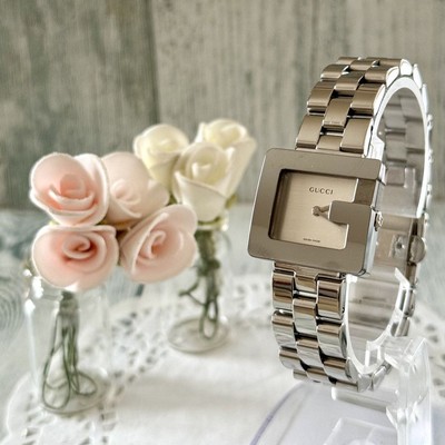 Vintage Gucci G Frame Women\'s Quartz Watch Vintage Gucci G-frame Collection Square Stainless Steel  main image 3