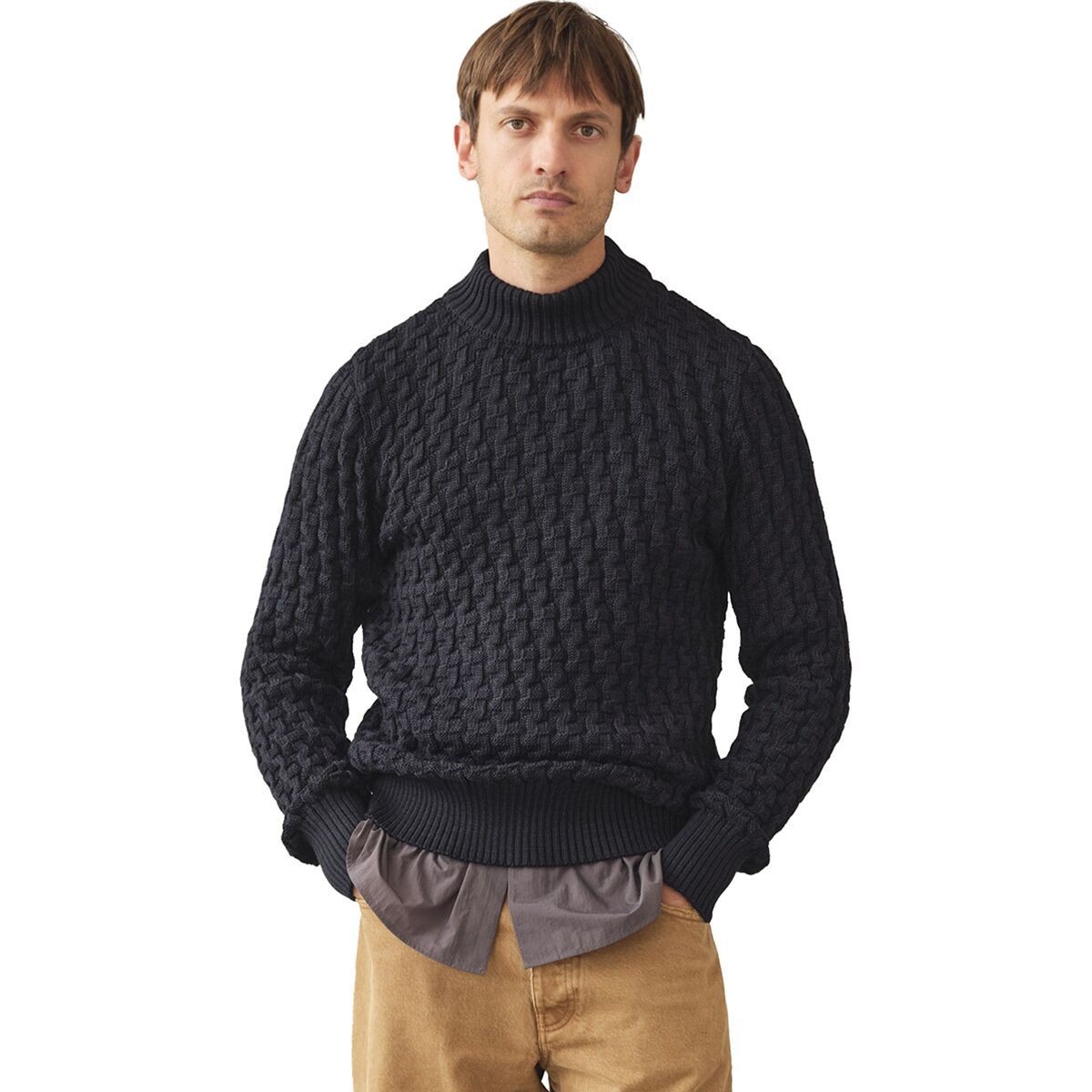 Свитер S. N. S. Herning Stark - мужской темно-синий II, S