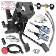 Ford Cortina Mk1/2 Plus Lotus Top Mounted Cable Pedal Box Kit – Direct Swap