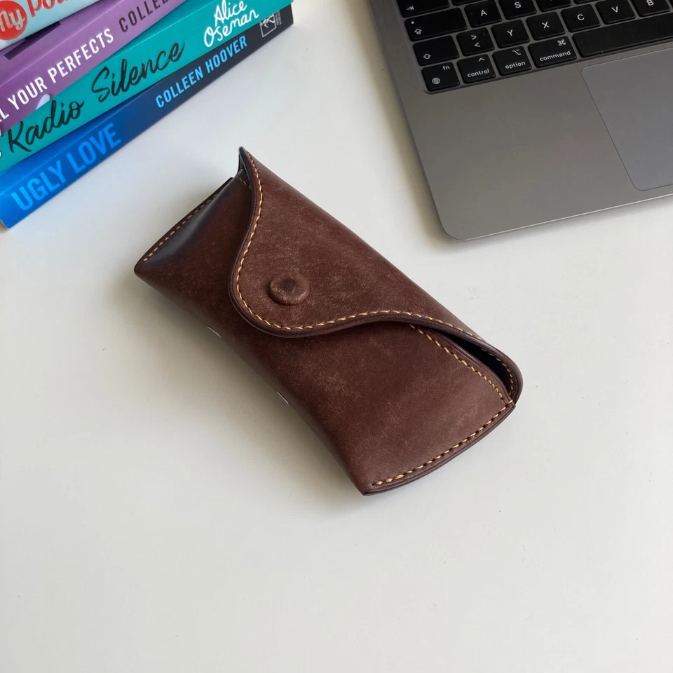 Handmade Brillenetui.Hartschalen-Etui.Leder Sonnenbrillen Hülle für Ray-Ban - Bild 3 von 4