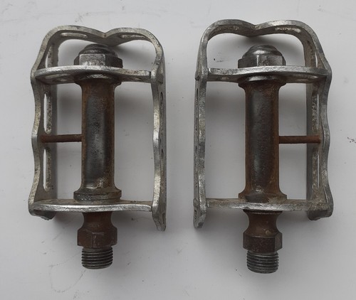Coppia pedali bici corsa epoca marcati SHEFFIELD SPRINT 673, Colnago Bianchi - Foto 2 di 4