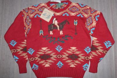VINTAGE 80s POLO COUNTRY RALPH LAUREN HAND KNIT MENS SWEATER VINTAGE 80s POLO COUNTRY RALPH LAUREN HAND KNIT MENS SWEATER