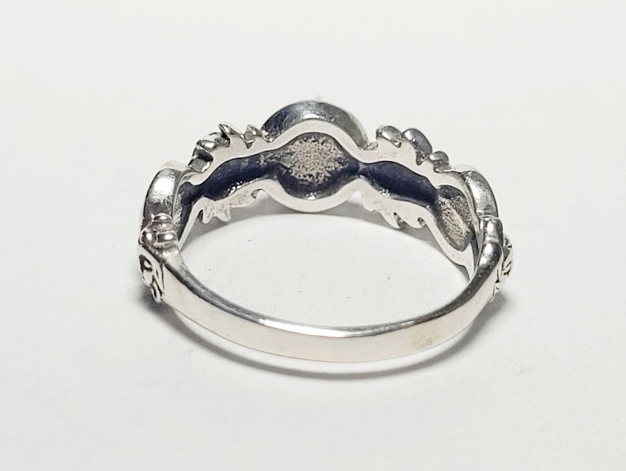 925 sterling silver celestial design ring size 7.… - image 7