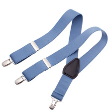 Childrens Girls Boys Toddlers Adjustable Kids Suspenders Light Blue USA SELLER 
