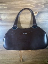 Borsa a mano vintage Gio Cellini marrone manico originale cerniera 12 pollici