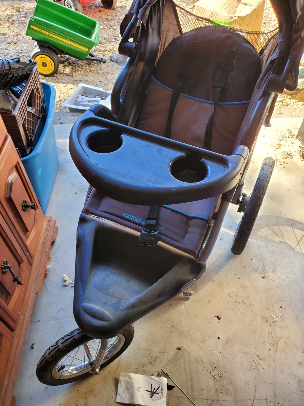 Baby Trend JG99773 Trend Range Jogging Stroller Reclining Black eBay