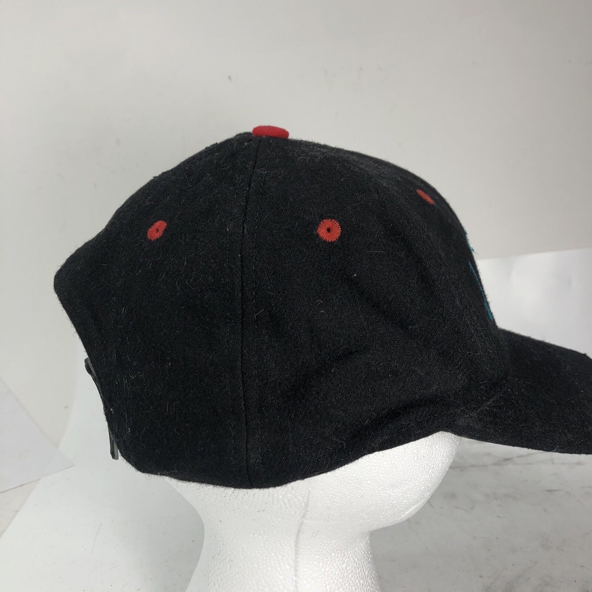 【90s NIKE AIR JORDAN】ウールキャップ　レザー　vintage Vintage Nike Air Jordan Michael Jordan Snapback Cap Wool 90s