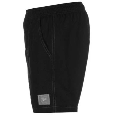 Speedo Herren Badeshorts Biking Leis 16" Polyester Noir Taille M Neuf - Photo 1/3