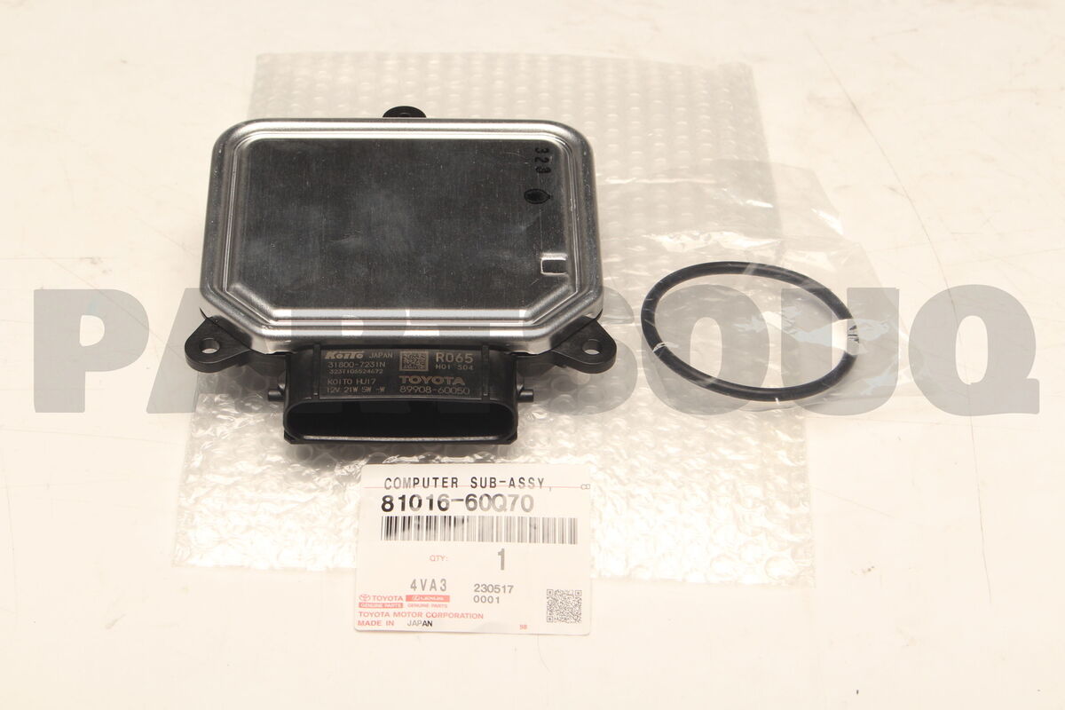 8101660Q70 Genuine Toyota COMPUTER SUB-ASSY 81016-60Q70 | eBay 8101660Q70 Genuine Toyota COMPUTER SUB-ASSY 81016-60Q70 | eBay