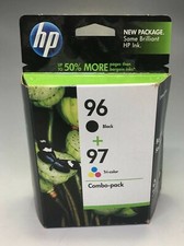 Set Genuine Factory Sealed Original HP 96 Black  HP 97 Color Inkjets 2021